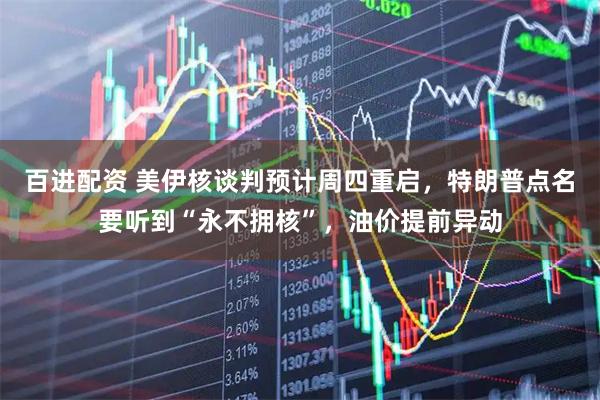百进配资 美伊核谈判预计周四重启，特朗普点名要听到“永不拥核”，油价提前异动